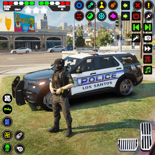 juego de coche de policía de Mod