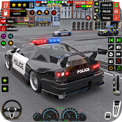 Police Prado Car Games Offline Mod